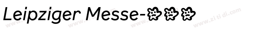 Leipziger Messe字体转换